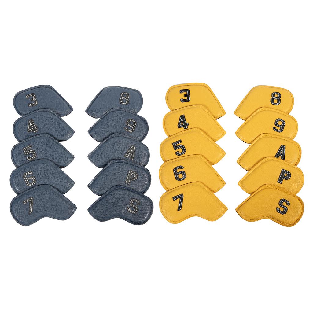 10 шт., головной убор с молотком для гольфа, чехол для клюшки для гольфа, чехол для головы для мужчин и женщин, чехол для гольфа для водителя, железный чехол для гольфа