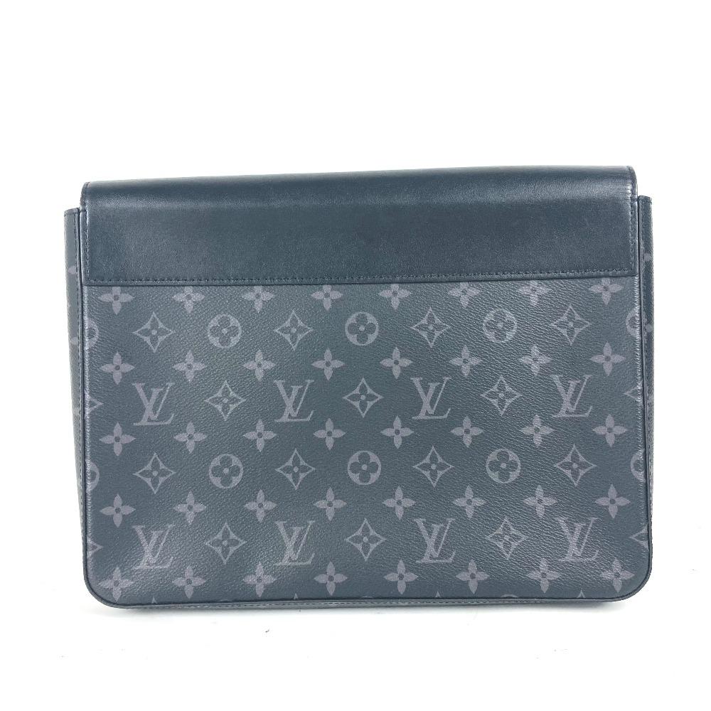 Louis Vuitton M80107 Monogram Eclipse Сумка-клатч Pochette Steamer