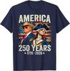 Смешная футболка к 250-летию Америки, 250-летие, Трамп, Вашингтон