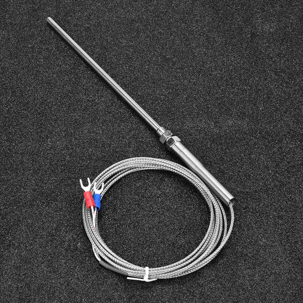 M8 Thread Type K Thermocouple 150mm Probe Temperature Sensor Wire 0-400 celsius (1 m)