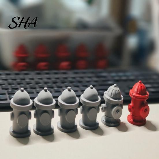 3D Printed Hydrant Toy Fidget Clicker, Mini Fake Finger Stress Decompreession Clicker Relief Push Toy, Gift for Kids Teens Adults