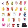 Duoku Embroidery Stickers: DIY English Letters, Cartoon Animals, Adhesive Patches for Notebooks & Clothing Accessories.