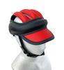 Lovell Cask Bicycle Head Protector Headgear M Size Leather Leather Look Magnetic Buckle Lightweight (Label) Black/Red 57~60cm