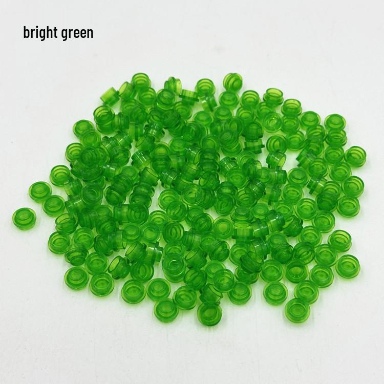 Transparent Round Hole Building Blocks Compatible with 4073 Seawater Parts - 0.1kg Bag