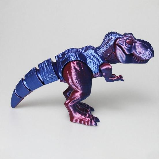 3D-печатная игрушка-динозавр 9 см, шарнирная фигурка с подвижными суставами, игрушка для снятия стресса, реалистичная, карманного размера, успокаивающая, фиджет, подарок для детей и взрослых