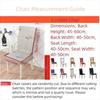 Elastic Spandex Dining Chair Cover Stretch Jacquard Stretch Chair Cover  Dining Room