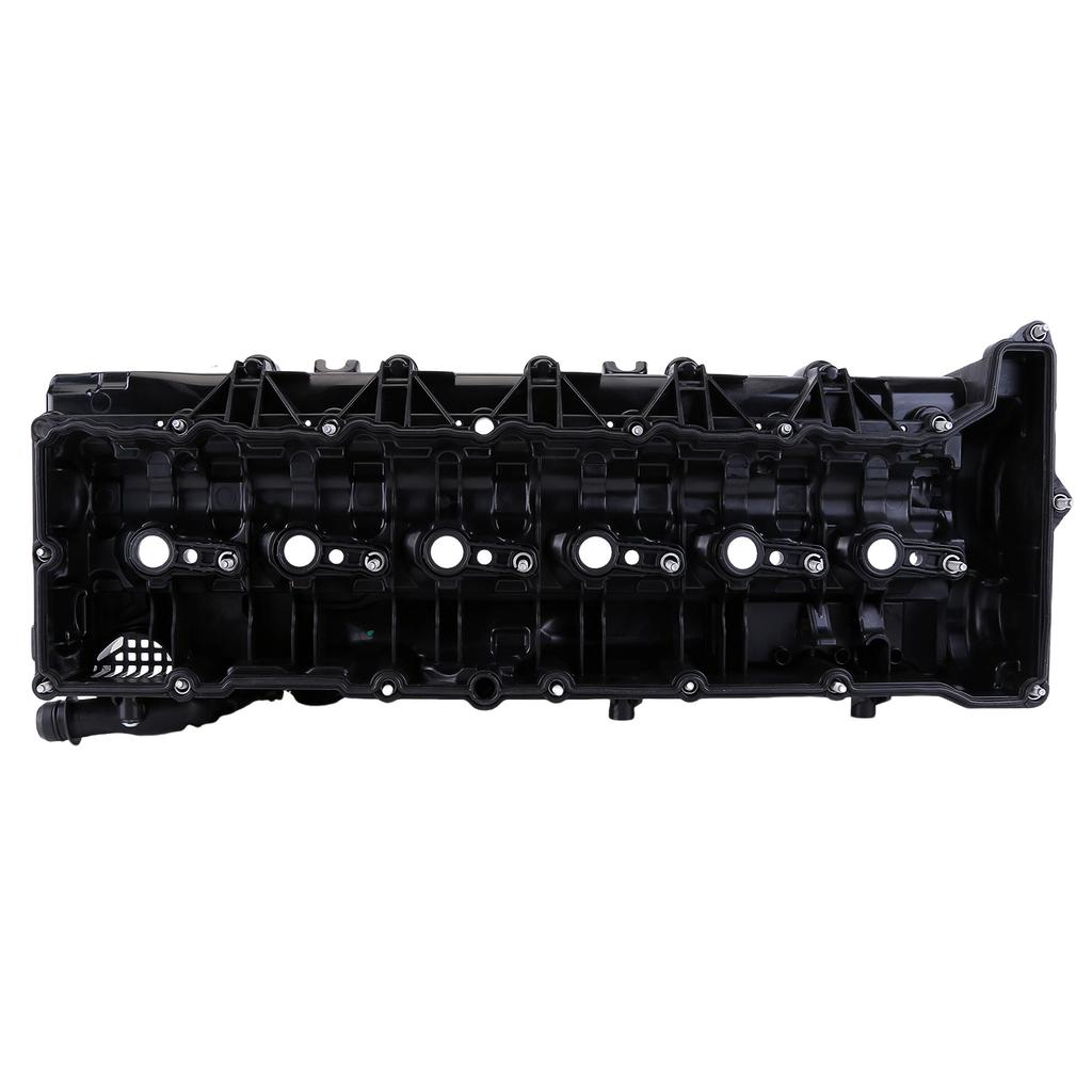 Valve Cover Cylinder Head Cover with Seal Black 11127812894 Compatible for 3er 4er 5er 6er X3 X4 X5 X6 3.0L