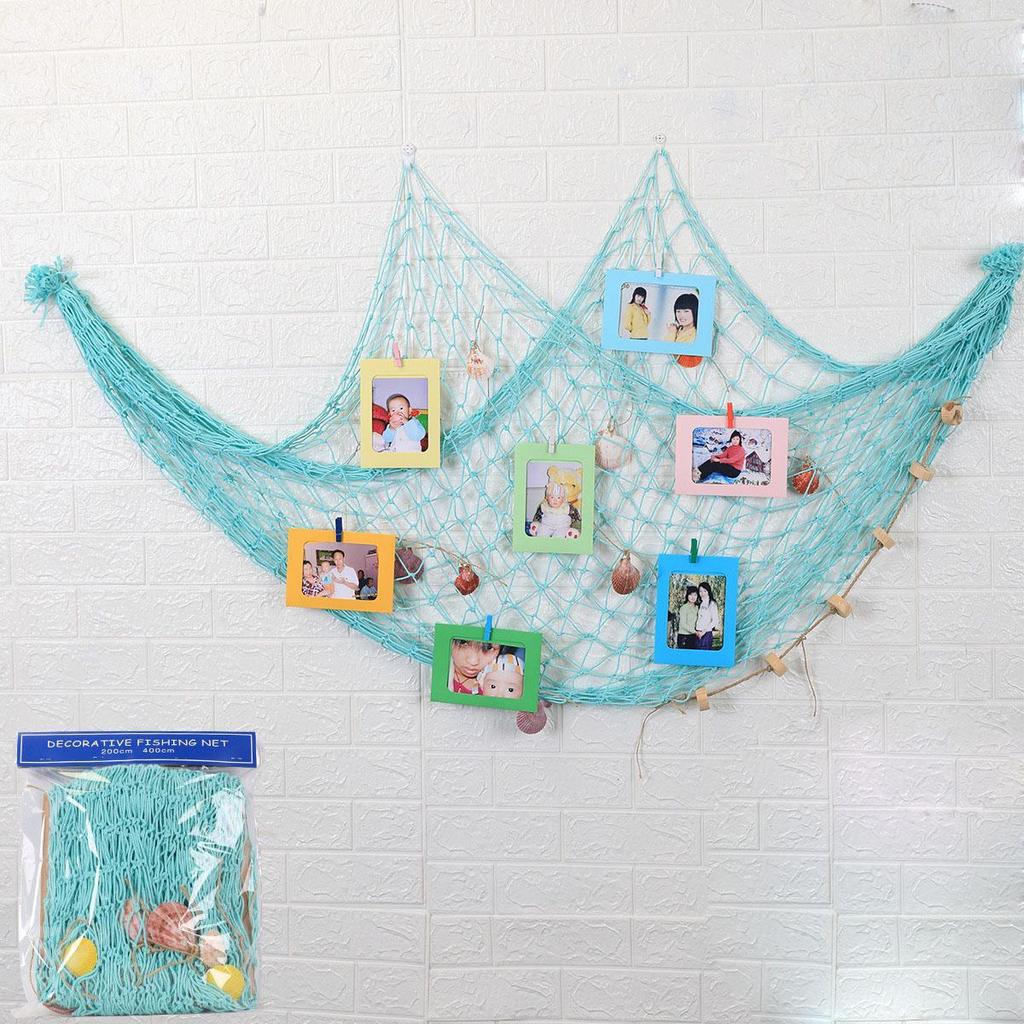 Средиземноморская декоративная рыболовная сеть смешанного размера, средиземноморский стиль, морская декоративная рыболовная сеть, настенные гобелены, украшение, морские ракушки