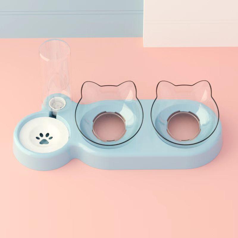 Набор с немокрым ртом для домашних животных, лук для кормления кошек, принадлежности для полива, бутылка для воды для домашних животных