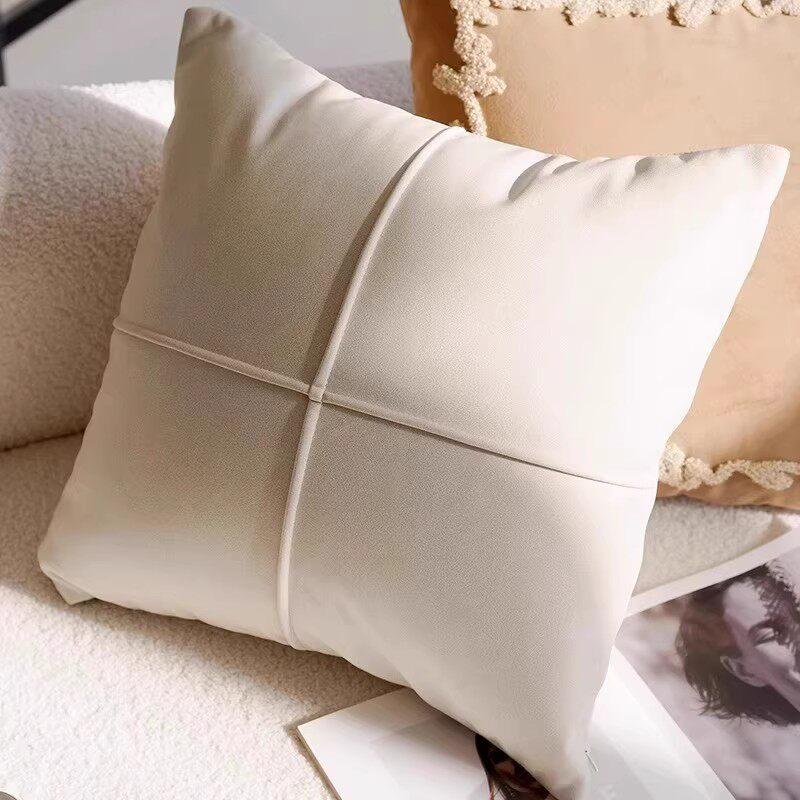 Neutral Earth Tone Abstract Throw Pillow Covers - Tufted & Textured Cushions for Couch & Home Decor Throw Pillow Customizable