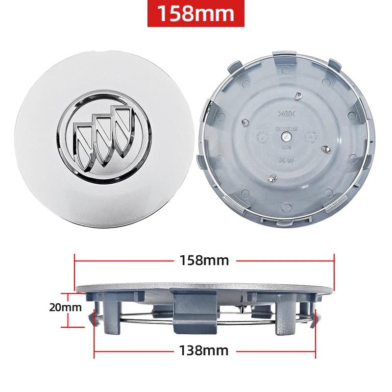 158mm 161mm 168mm 4 pieces Wheel Center Hub Cover Caps Accessories For Buick Regal GL8 Auto Tire Emblem Car Styling