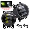 LED Fog Light Assemblies For Citroen Honda Suzuki Isuzu Mitsubishi Renault Car Fog Lamp White& Yellow Free Switch 12V Waterproof