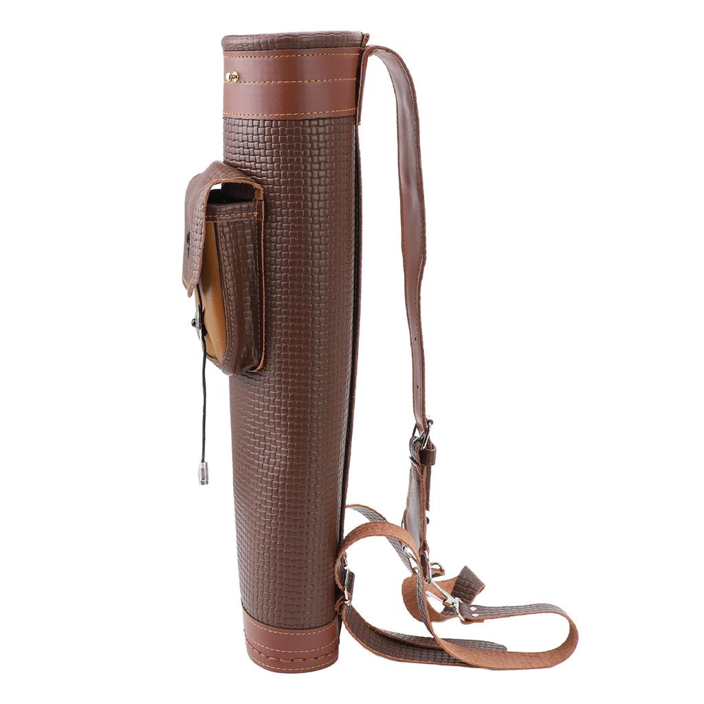 Колчан для стрел кожаный большой вместимости водонепроницаемый универсальный для стрельбы из лука для активного отдыха