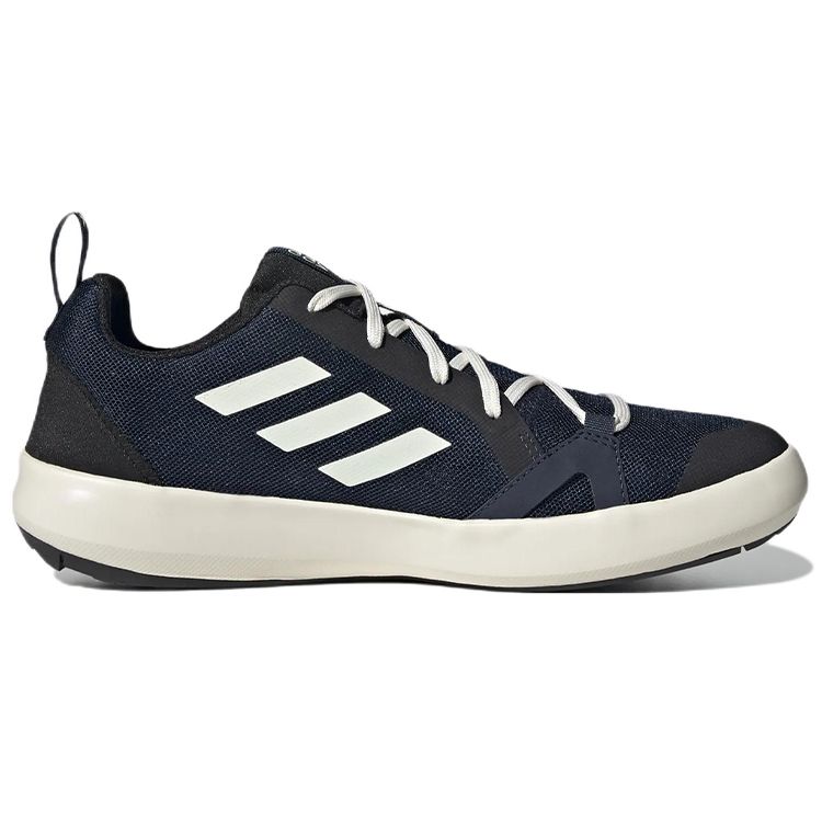 Adidas Terrex Boat Comfortable Versatile Fabric Non-Slip Durable Lightweight Low-Top Training Running Shoes Men Sneaker Navy-Blue GY6119