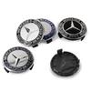 4pcs 75mm Car Wheel Center Cap Hub Badge Covers  Accessories for Mercedes Benz A B C E M R G S Class Exclusive AMG W108 W124 AV1