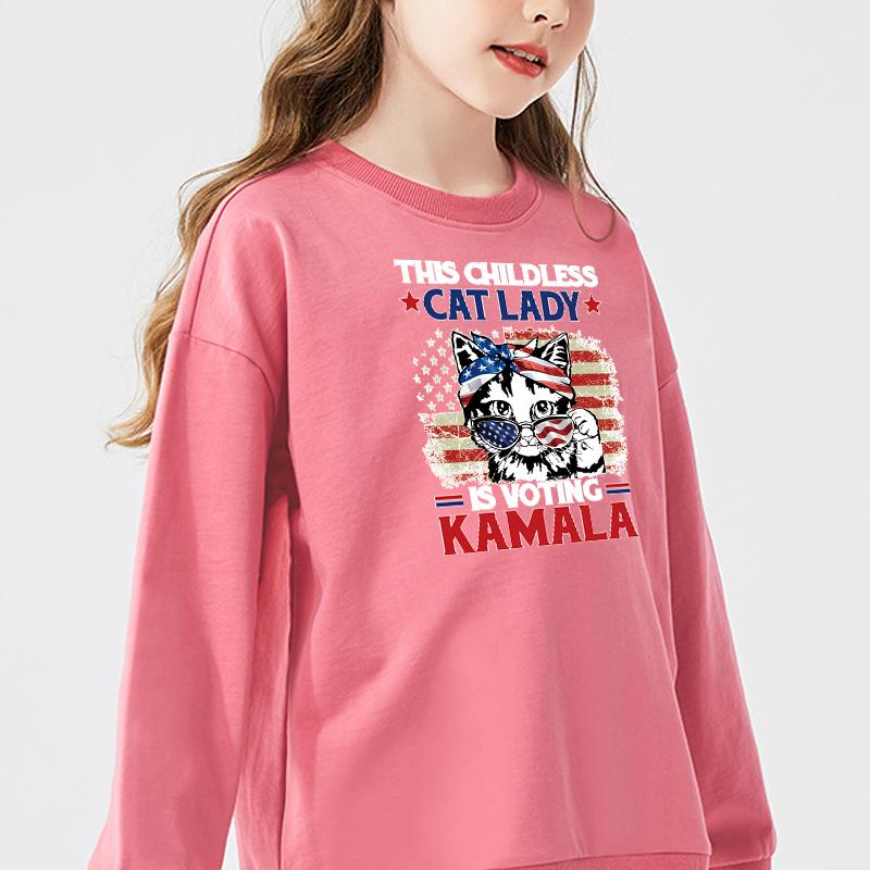 Cat Lady For American Heat Transfer Hoodies Термопресс Аппликация Diy Одежда Наклейки Parches Ropa Футболки Термонашивки