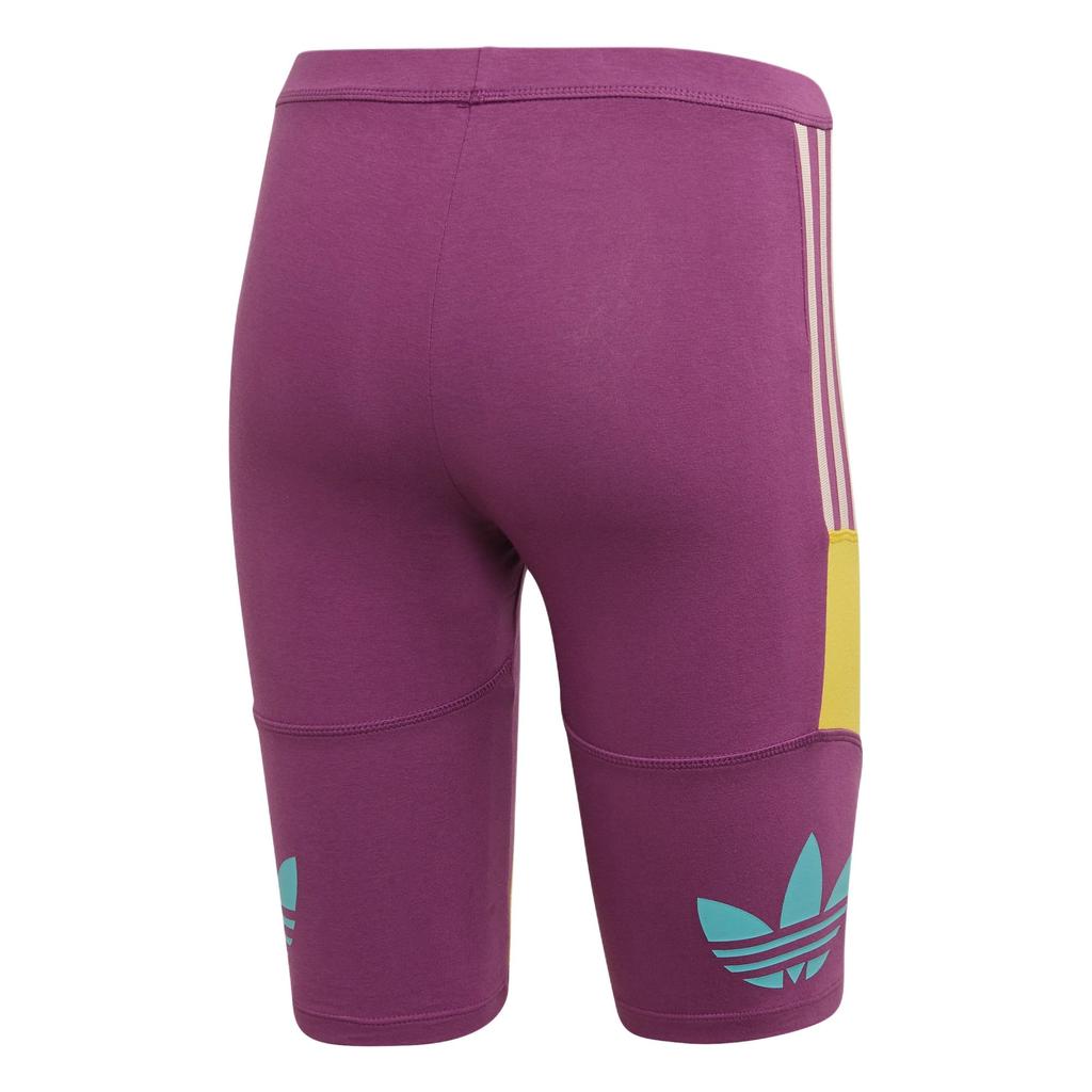 adidas Оригинальные велосипедные штаны женские фиолетовые FN2905