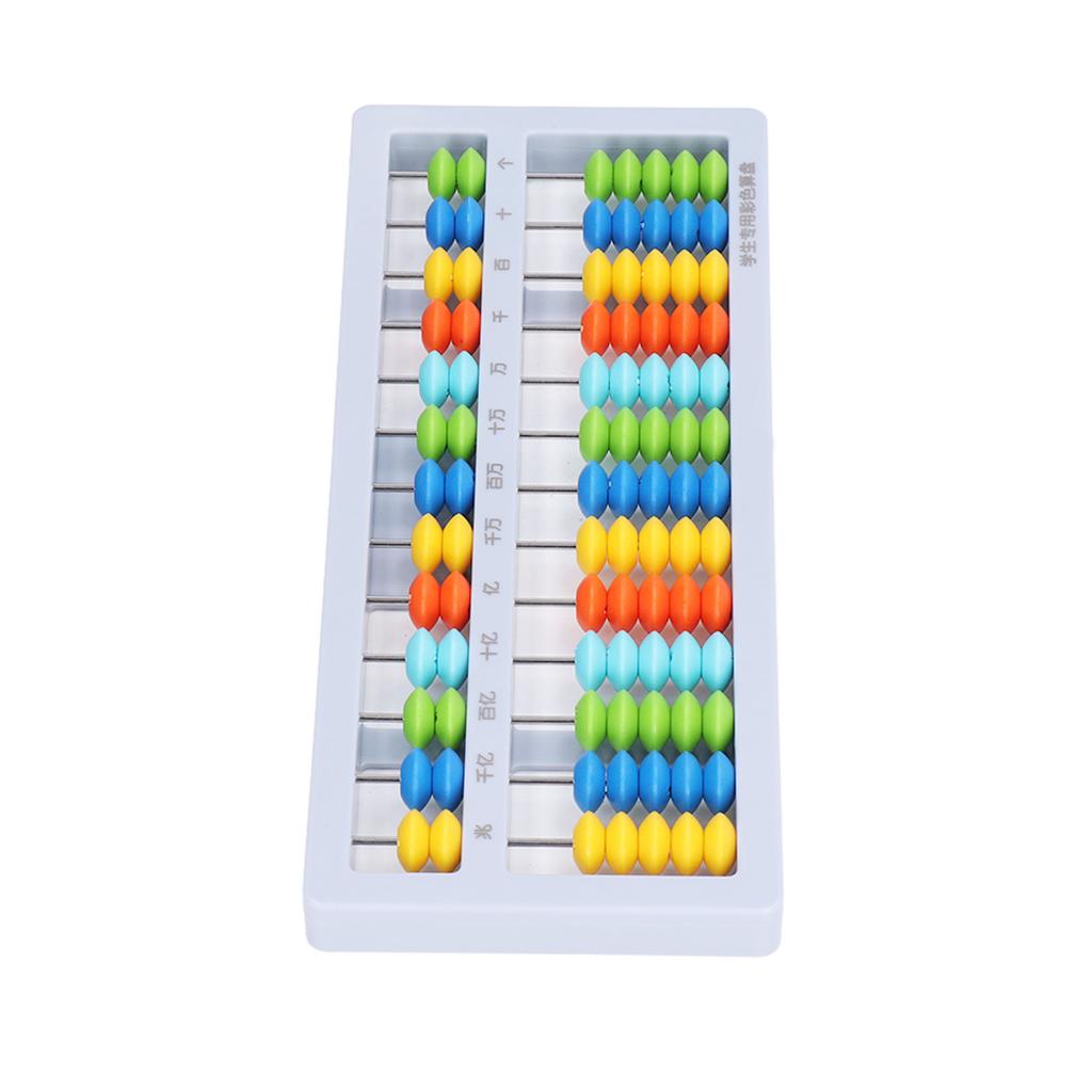 Abacus Small Portable Children's Puzzle 13 Grades 7 Beads Ментальная арифметика Математика AbacusBlue