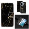 Black Gold Marble Pattern Shockproof Card Slots PU Leather Wallet Case for iPhone,Samsung,Huawei,Xiaomi,Moto,Tecno,Google,Nokia,Oppo,ZTE,Blackview..