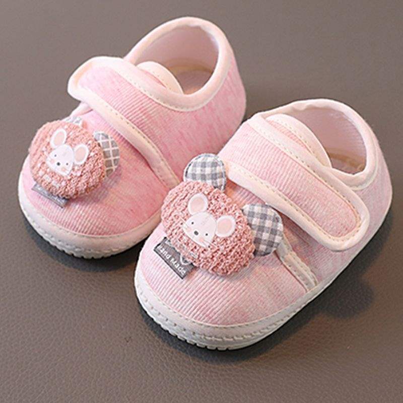 Весенне-осенние детские туфли для мальчиков и девочек 0-1 год, обувь для малышей 3-6-12 месяцев, детская обувь с застежкой-липучкой