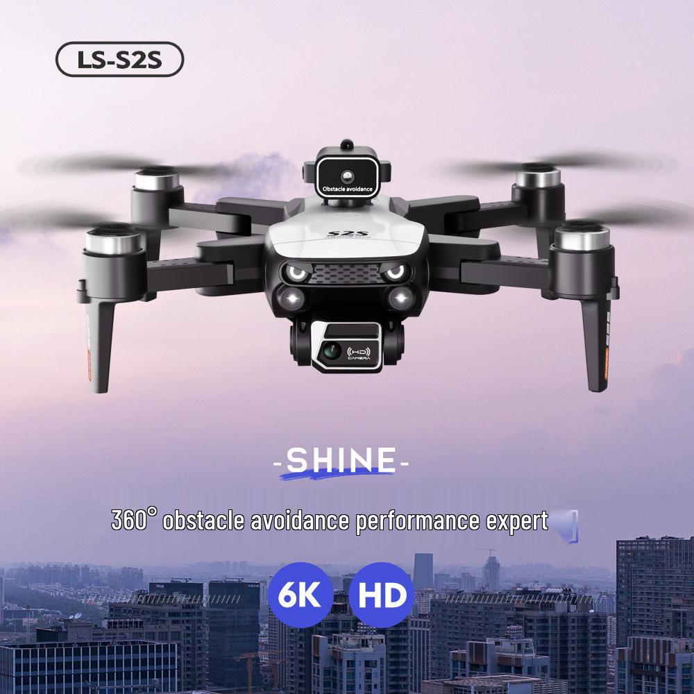 S2S Dual Lens Drone: Brushless Motor, Obstacle Avoidance, Optical Flow Positioning, Long Endurance, Remote Control Aircraft.