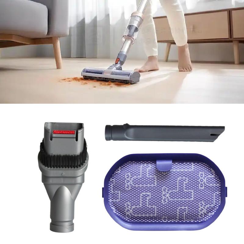 2 In 1 Brush Head Crevice Tool Filter Kit For Vacuum Cleaner Dyson Dc31 Durable