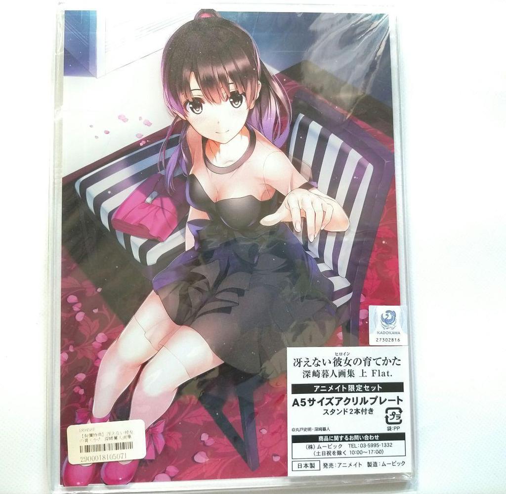 [Б/У] Набор из 2 шт.: Как воспитать скучную девушку Акриловые тарелки формата А5 от Фукасаку Курехито