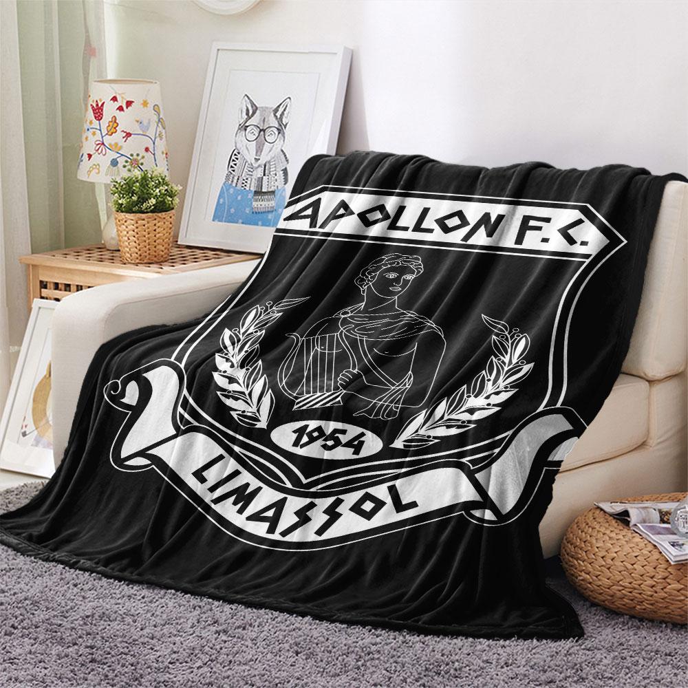 Apollon Limassol FC FlAannel Blanket, High quality Comfortable for All Seasons, Home Decor, Warmth and Comfort
