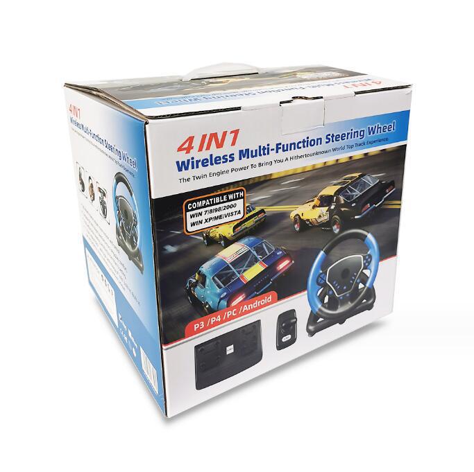 4-in-1 Racing Steering Wheel for PS4/PC/Android/PS3