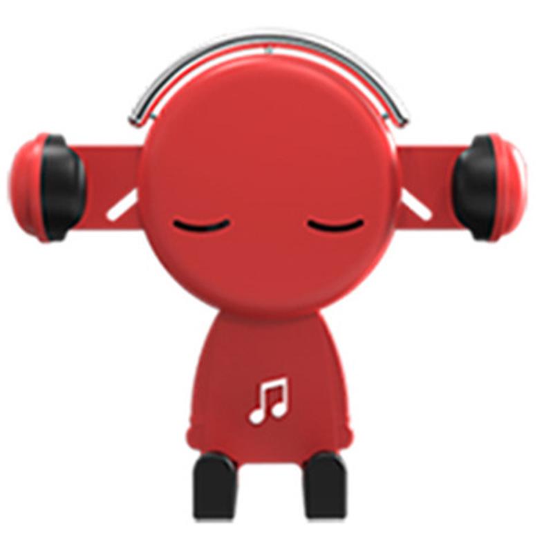 Cute Cartoon Automatic Gravity Air Vent Car Phone Holder Stand