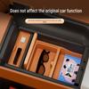 Dual-Layer Silicone Organizer with Mat for Yu7 Center Console Armrest Box