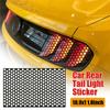 Наклейки на задние фонари автомобиля, сотовая наклейка с вырезом, универсальная предупреждающая лента, виниловая пленка, светоотражающие огни, наклейка для экстерьера