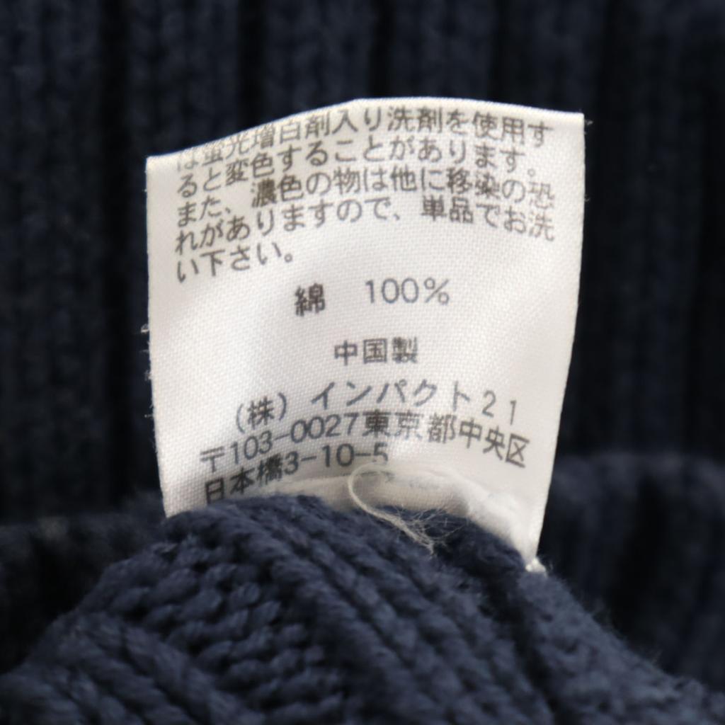 POLO JEANS COMPANY вязаная куртка на молнии L Темно-синий Impact 21 Женская Б/У
