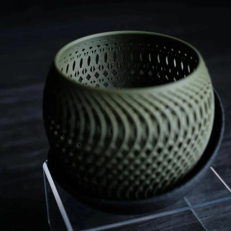 Цветочный горшок 3D-печать Горшок для орхидей Многоугольный горшок для суккулентов Современное минималистичное искусство Элегантное украшение для балкона