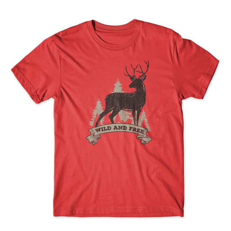 Футболка Deer2 с ребрами 100% хлопок Премиум НОВАЯ