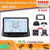Android для Renault Koleos CLIO 2009-2016 Автомобильное радио Carplay Навигация GPS Стерео Авто Экран Bluetooth Мультимедийный Плеер