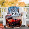 U.S. Route 66(0) printed throw blanket—lightweight,soft,warm;versatile blanket for all seasons—perfect as &air-conditioning throw,nap blanket