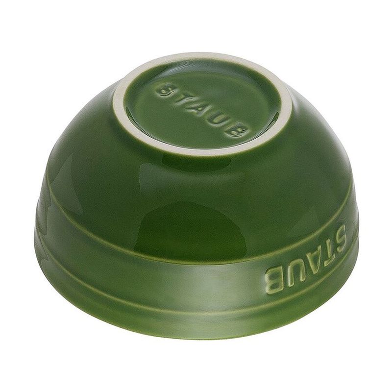 Керамическая круглая миска Staub 12 см (Базилик зеленый)