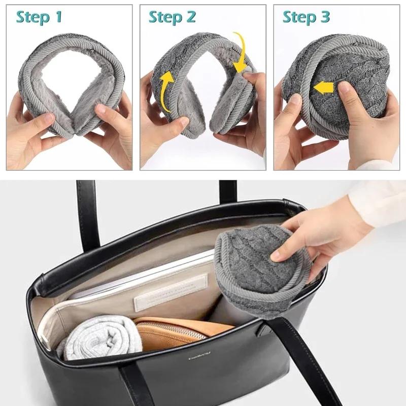 Унисекс теплые трикотажные наушники зимние уличные утеплители утолщенные плюшевые зимние теплые флисовые наушники уличные утеплители велосипедные наушники