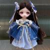 Ball Jointed Body 16cm Doll Clothes Set Movable Joint Chinese Style Skirt  Babies