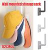 No Punching Baseball Cap Hat Rack Wall Mounted Casual Hat Clothing Jewelry Storage Hook Bathroom Kitchen Bedroom Storage Rack