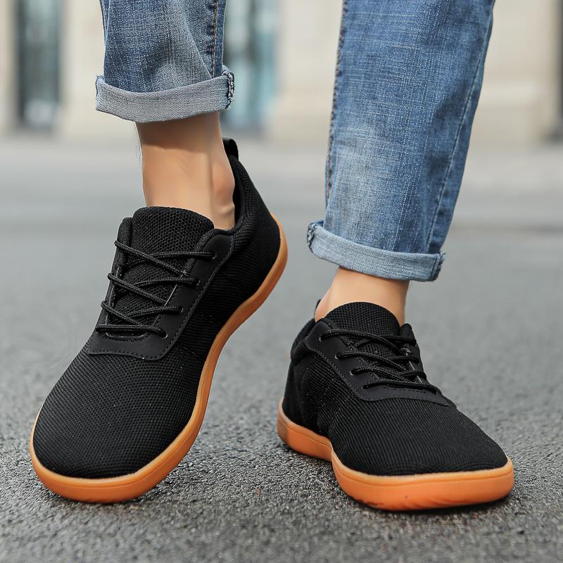 Дышащие сетчатые балетки для ходьбы, нескользящие повседневные кроссовки с широким носком, спортивная обувь для тренировок в зале, для путешествий, для бега