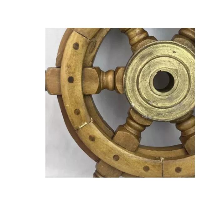 Морской Деревянный Корабль Рулевое Колесо для Домашнего Декора 18" Дизайнерский Подарок