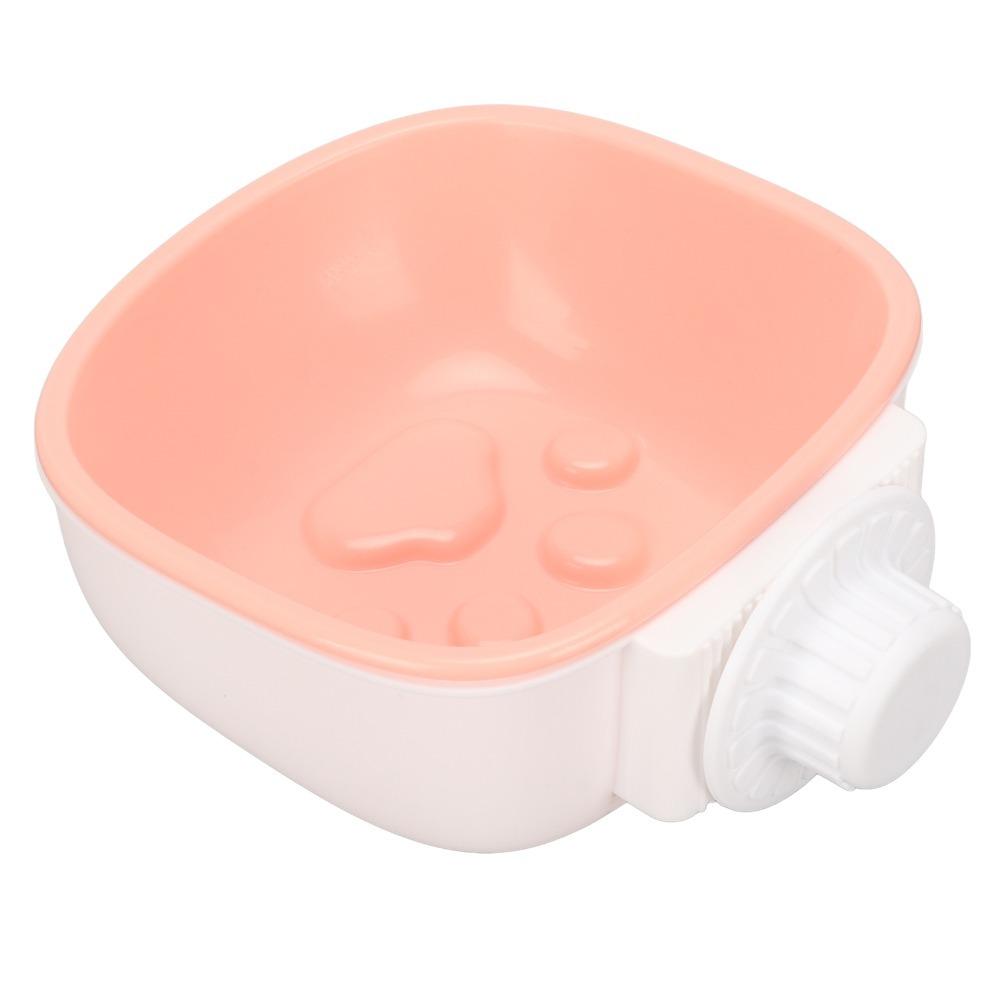 Hanging Slow Feeder Bowl Premium Polymer Crate Feeder Lightweight Pet Water Bowl Indoor Feeding