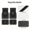 4pcs Luxury European Pattern Car Mats - All-Season Protection for Cars and SUVs - Perfect Gift for Both Men and Women