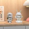 Скульптуры Ангелов Фигурки Имитация материала слоновой кости Милые Украшения для Дома Комнаты Офиса Автомобиля Маленькие статуэтки Лучший подарок
