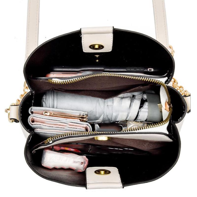 Yogodlns Модная женская сумка-ведро через плечо, винтажная дизайнерская сумка-мессенджер с кисточками, высококачественная сумка через плечо из искусственной кожи, простая сумка