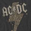 AC/DC Unisex Adult Leopard Print Bolt T-Shirt