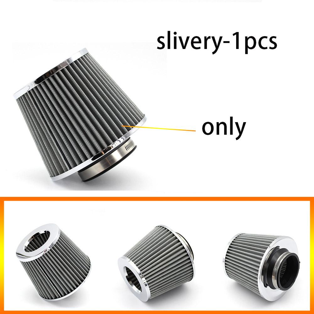 76mm Universal Car Racing Cold Air Intake System Turbo Induction Pipe Tube Kit Cone High Flow Performace Air Filter Inlet