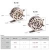 Fly Fishing Reel Right Handed Aluminum Alloy Smooth Ice Fishing Reels Fly Reels Fishing Accessories